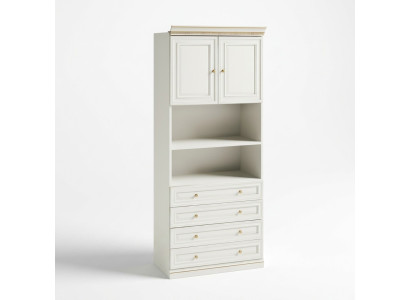 Massivholzschrank Schrank Garderobenschrank Hochschrank Kleiderschrank