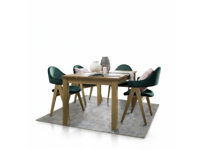 Esszimmer Modern Set Esstisch + 4x Stühle Designer Luxuriöses Einrichtung