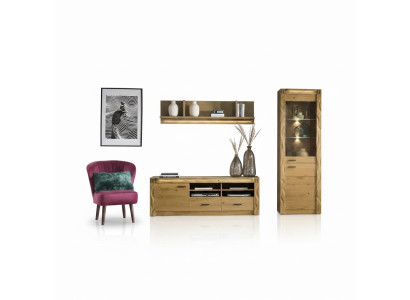 Wohnwand TV-Lowboard Wohnzimmer Vitrine Wandregal Designer Regale