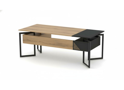 Bürotisch Schreibtisch Arbeitstisch Tisch 2 Schubladen Arbeitszimmer