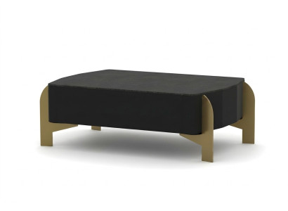 Luxus Beistelltisch Couchtisch Sofatisch Holz Schwarz-Gold Arbeitszimmer