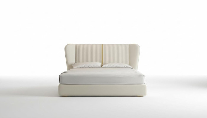 Bed made of modern textile