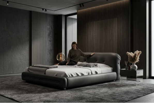 Modern and luxurious textile beds