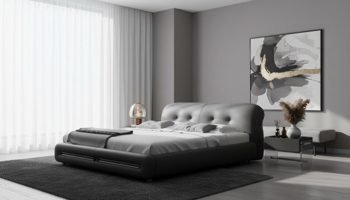 Modern and luxurious textile beds