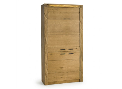 Schrank Kleiderkasten Hochschrank Stauraumschrank Wäscheschrank