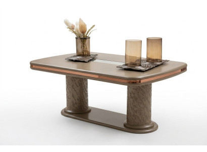 Moderner Couchtisch aus Holz in Braun, elegantes Design