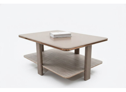 Couchtisch aus Holz in Braun modern eleganter Wohnzimmertisch