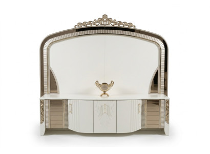 Moderner TV-Schrank aus Holz in Beige