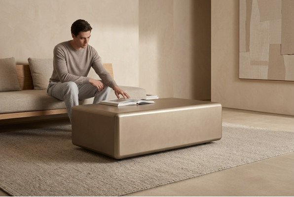 Elegant beige coffee table