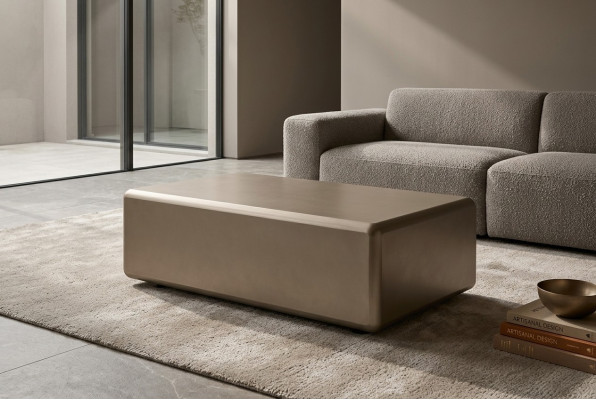Elegant beige coffee table