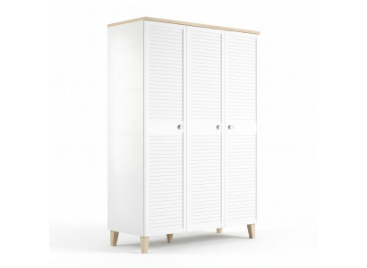 Weißer moderner Holzschrank für Schlafzimmer und Wohnzimmer