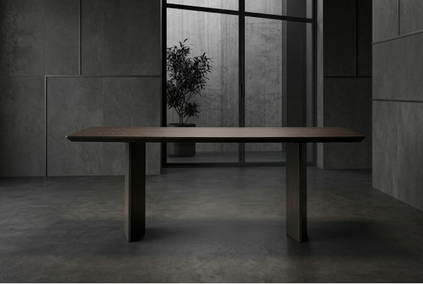 Elegant bronze table for modern living
