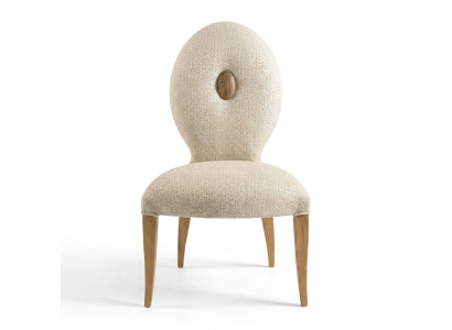 Weiße moderner Holzstuhl elegant und stilvoll