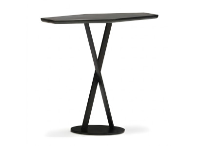 Moderner grauer Couchtisch aus Metall