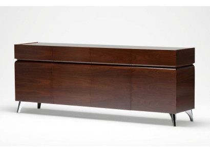 Elegante braune Holzkonsole im stilvollen Design