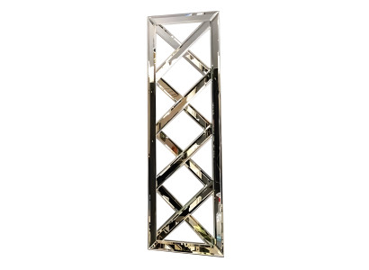 Goldener Wandspiegel aus Glas stilvoller Luxusdekor