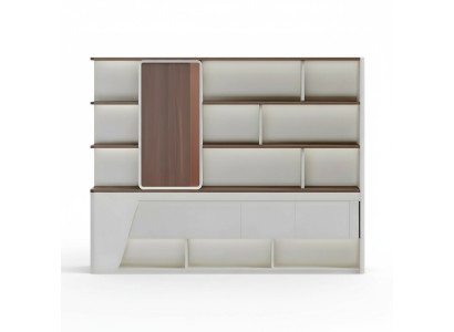 Büro Aktenschrank Bücherregal Stauraum Holz Regale