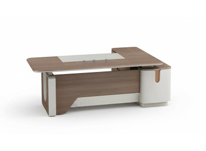 Eckschreibtisch Büro modern Holz Arbeitszimmer futuristisch Office
