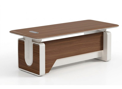 Schreibtisch Büro Tisch 240x105x75 cm modern Holz Arbeitszimmer