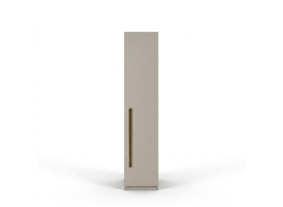 Kleiderschrank aus Holz in Beige modern eleganter Stauraum