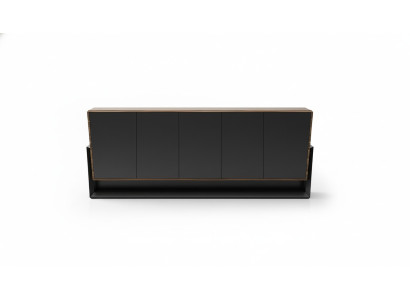 Braune Holz Konsole modern elegant für Flur und Wohnzimmer