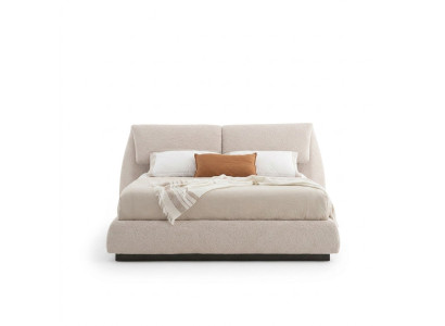 Elegantes Beiges Holzbetten in zeitlosem Design