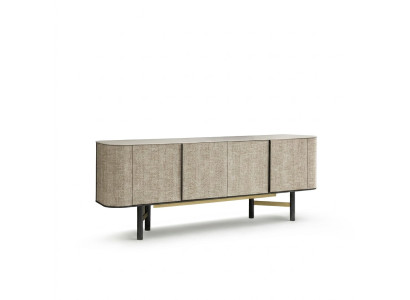 Elegantes Beige Holz Sideboard in Modernem Stil