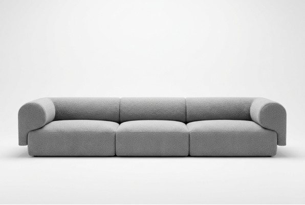 Modern bench for comfortable furnishing