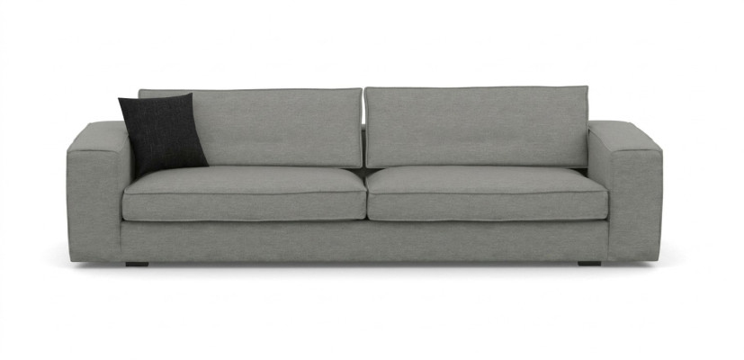 Modern bench with a light style and soft comfort