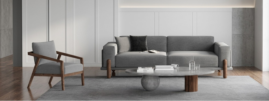 Sofa set and armchair always available