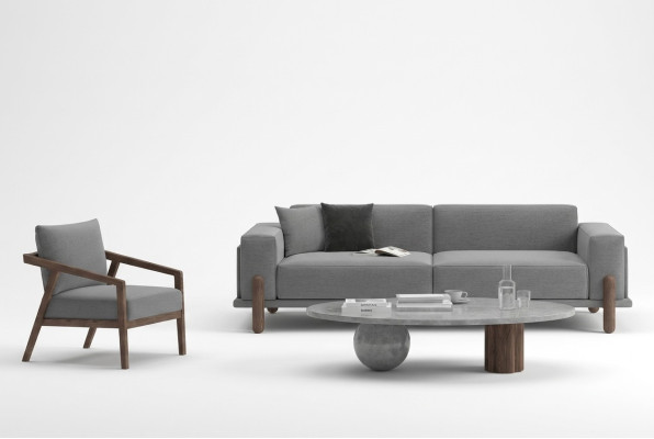 Sofa set and armchair always available