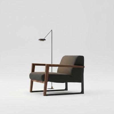 Modern table with a mat for a comfortable space