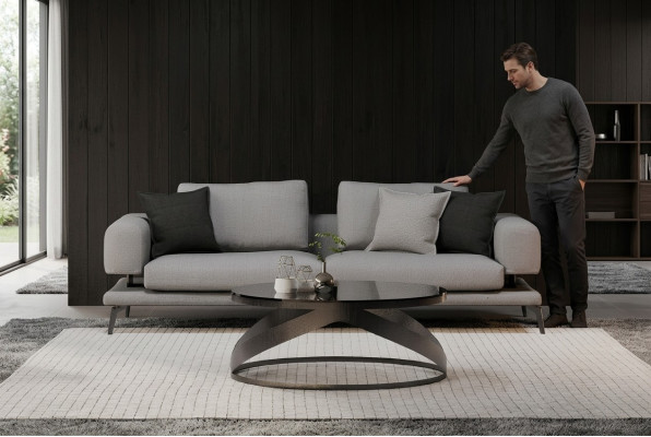 Modern 3-seater sofa, soft, comfortable, ideal