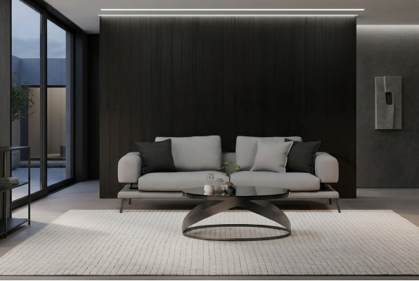 Modern 3-seater sofa, soft, comfortable, ideal