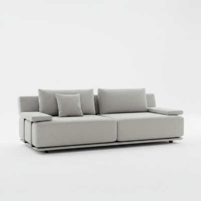 Aesthetic 3-seater sofa with design emphasis