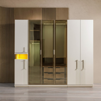Modern wardrobe at 251 cm