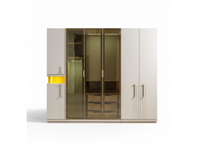 Modern wardrobe at 251 cm