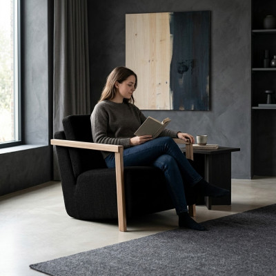 Elegant table with classic modern design and comfort