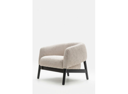 Beiger moderner Textil-Sessel für Wohnzimmer und Schlafzimmer