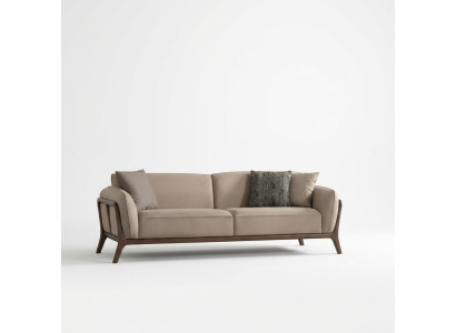 Dreisitzer Couch Sofa Wohnlandschaft Modern Komfortabel Zeitlos