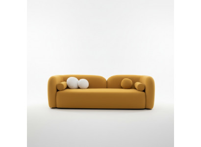 Dreisitzer Sofa Couch Wohnlandschaft Modern Komfortabel Stilvoll