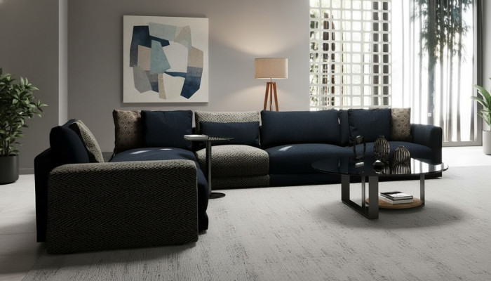 Comfortable corner sofa for your living space