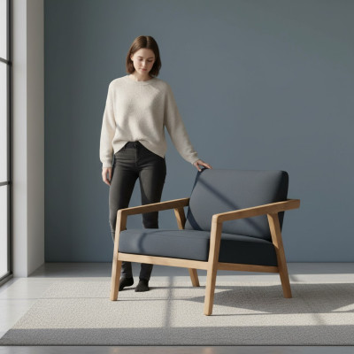 Elegant and minimalist table. Comfortable. Modern.