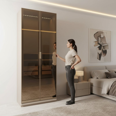 Modern bedroom wardrobe 83 cm