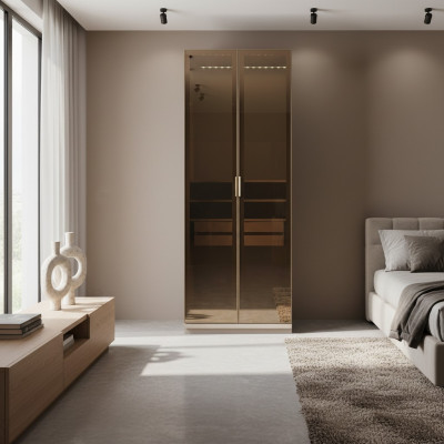 Modern bedroom wardrobe 83 cm