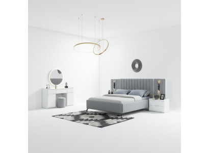 Elegant bedroom furniture set 5 pieces + 2 nightstands