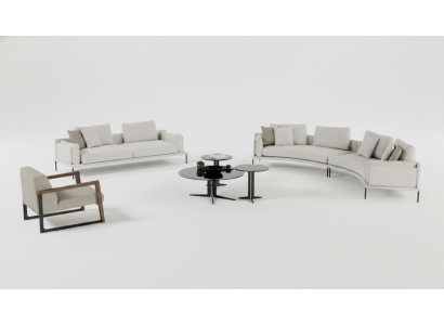 Modern geometric and elegant bench