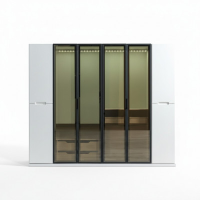 Modern wardrobe at 255 cm