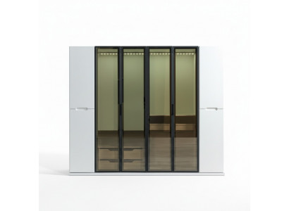 Modern wardrobe at 255 cm