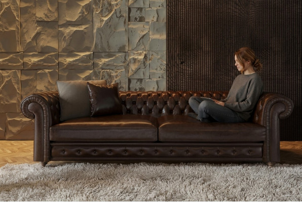 Comfortable sofa, carefully designed